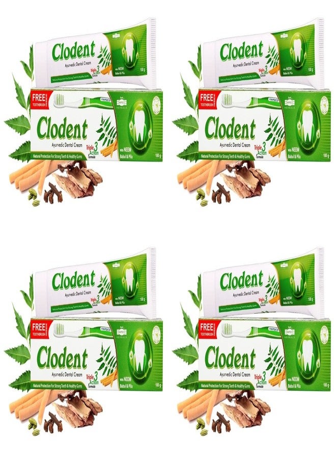 HAPDCO Clodent Dental Cream-Ayurvedic Neem Toothpaste (100 Gms) (Neem, 4) - Image 2